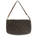 Louis Vuitton Monogram Pochette Accessoires Handbag Canvas Logo Brown