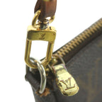 Louis Vuitton Monogram Pochette Accessoires Handbag Canvas Logo Brown — view 4
