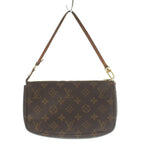 Louis Vuitton Monogram Pochette Accessoires Handbag Canvas Logo Brown — view 3