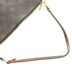 Louis Vuitton Monogram Pochette Accessoires Handbag Canvas Logo Brown — view 6