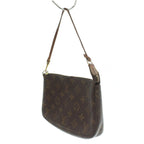 Louis Vuitton Monogram Pochette Accessoires Handbag Canvas Logo Brown — view 2