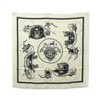 Hermes Carre Ash Scarf