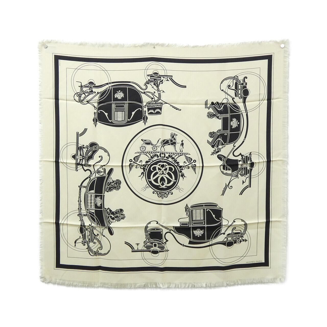 Hermes Carre Ash Scarf