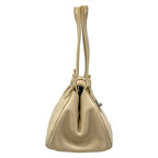 Chanel Handbag 2.55 Quilted Ivory Silver Turnlock — view 2