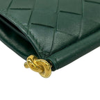 Bottega Veneta Bifold Wallet Solstice Dark Green Leather — view 7