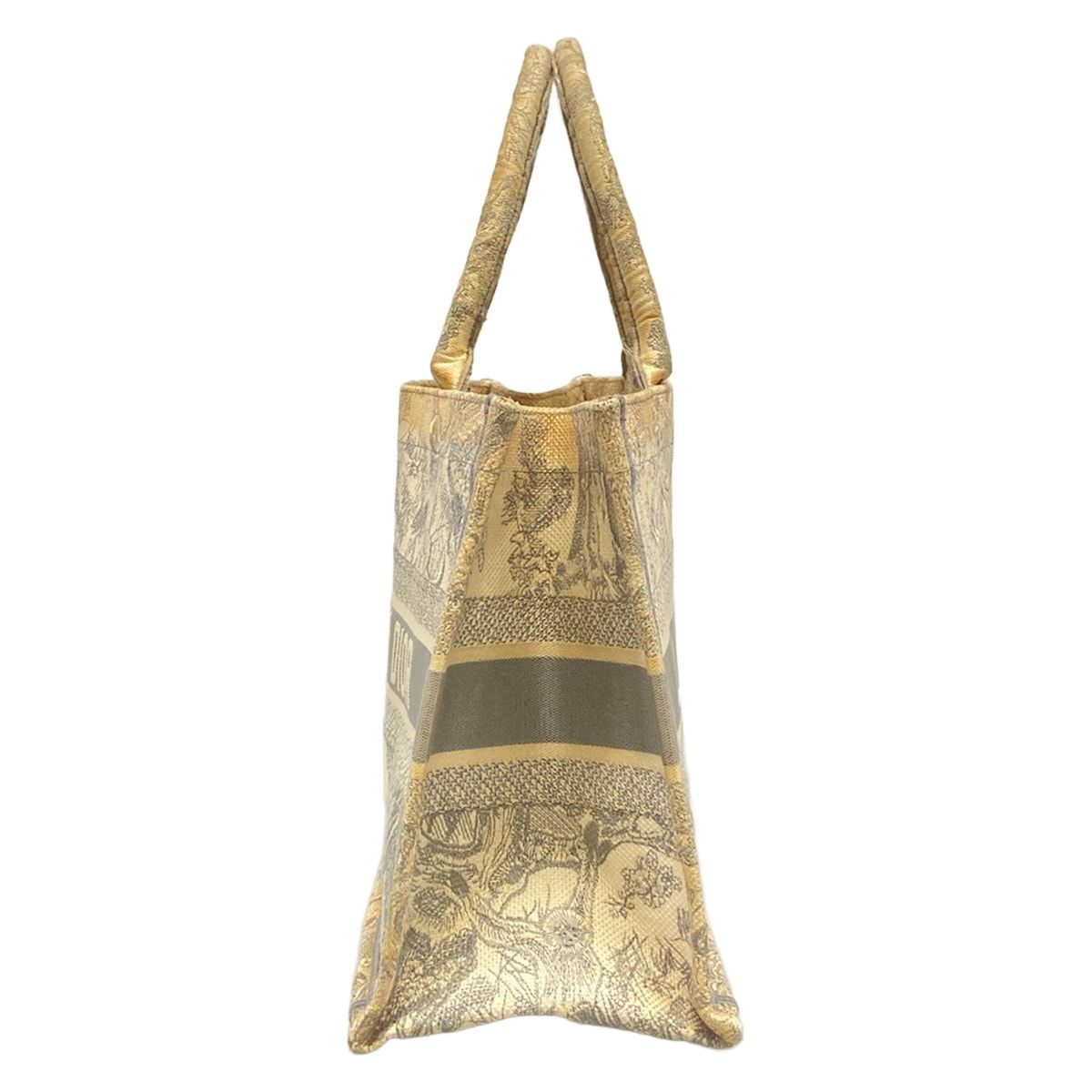 Dior Tote Bag Book Vintage Small Ivory Light Gray — view 4
