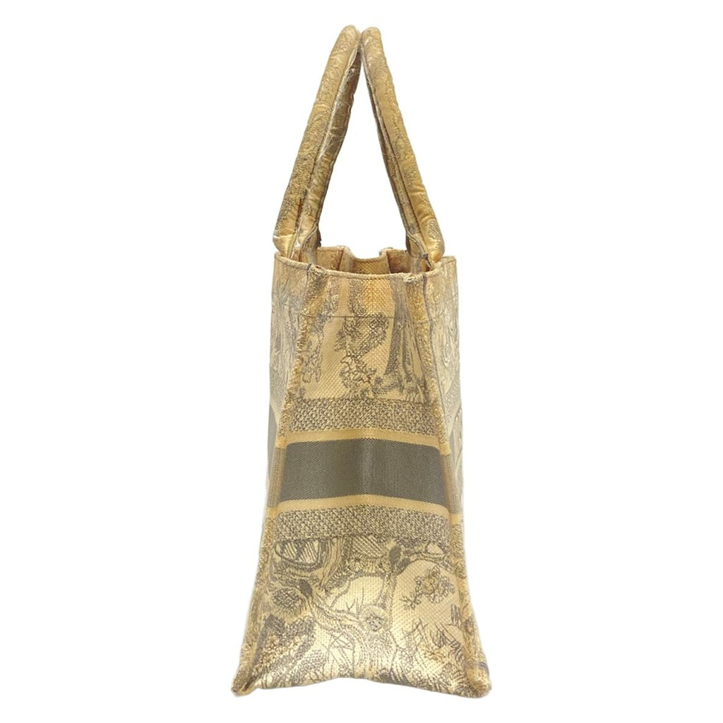 Dior Tote Bag Book Vintage Small Ivory Light Gray — view 2