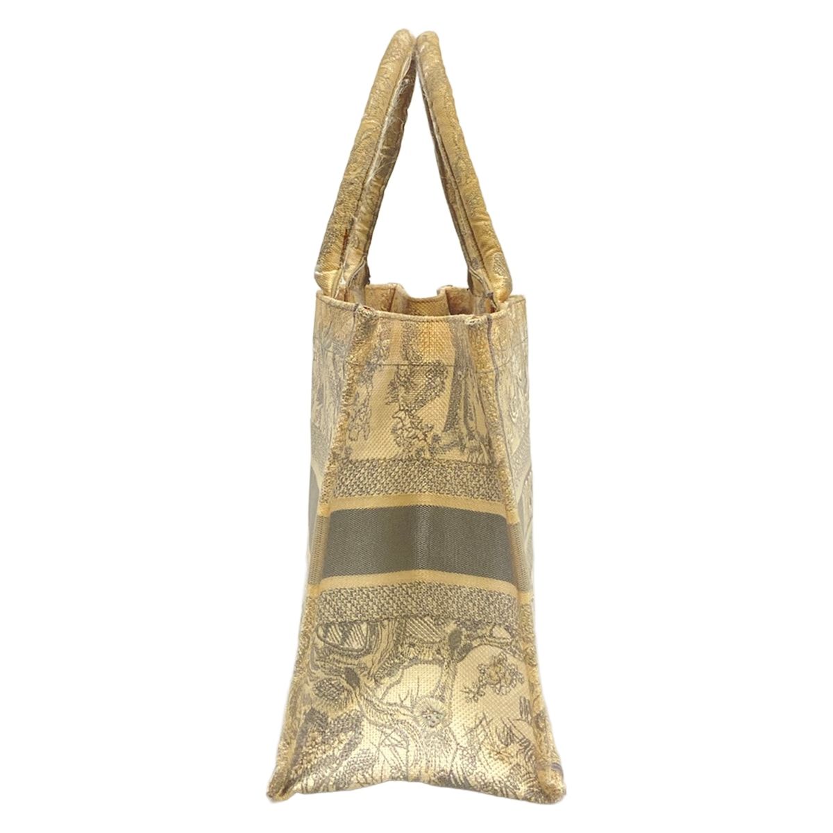 Dior Tote Bag Book Vintage Small Ivory Light Gray — view 2