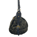 Louis Vuitton Shoulder Bag Monogram Denim Slightly Noir — view 4