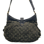 Louis Vuitton Shoulder Bag Monogram Denim Slightly Noir — view 3