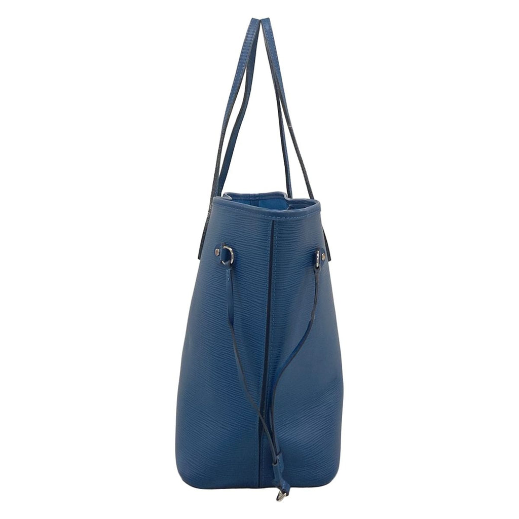 Louis Vuitton Tote Bag Epi Neverfull MM Sapphire Leather — view 2