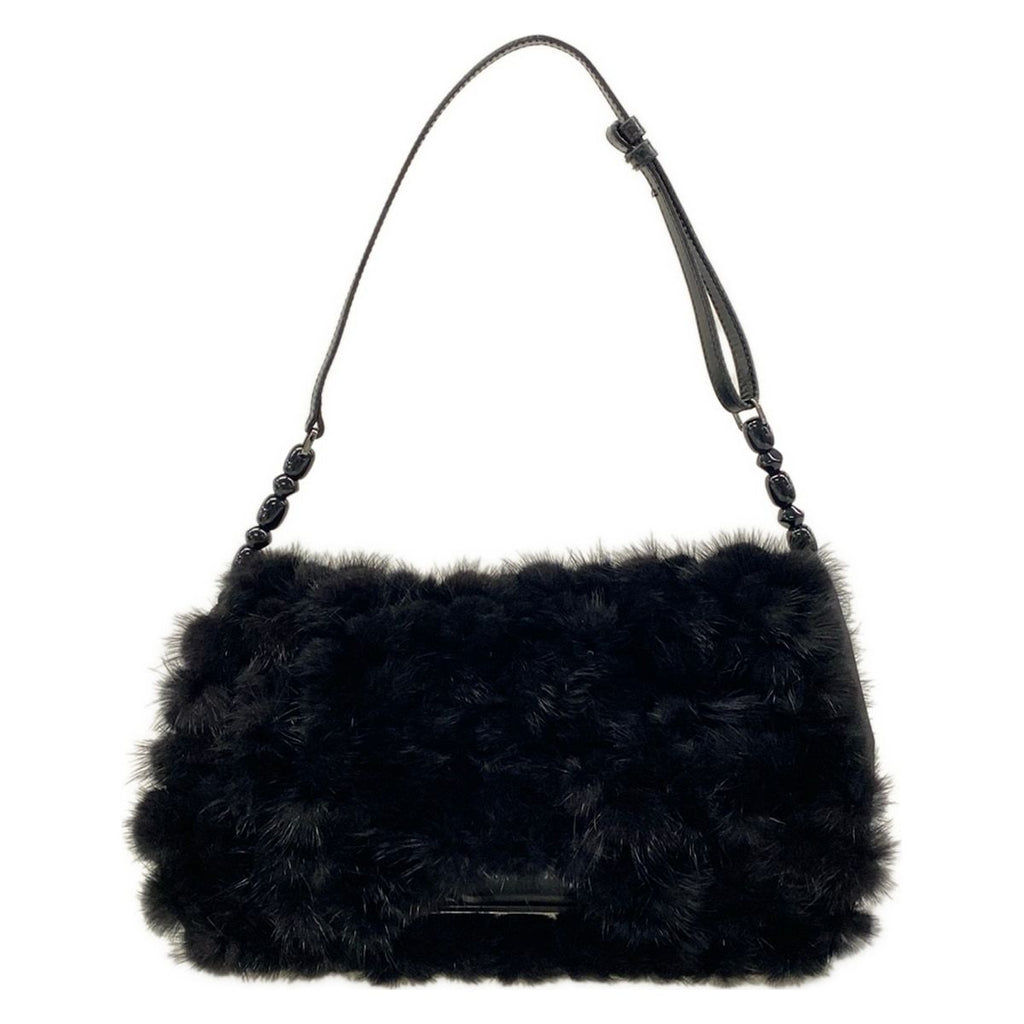 Dior Shoulder Bag Malice Pearl Black Leather