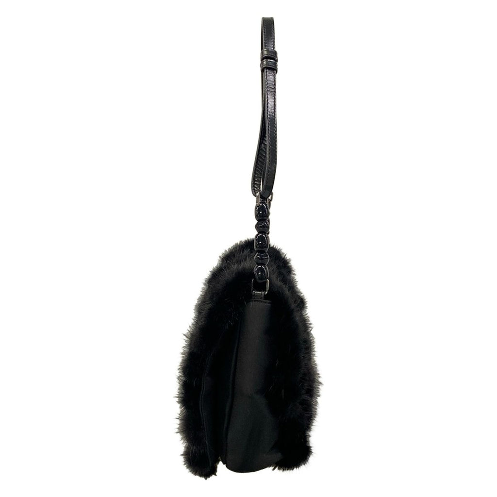 Dior Shoulder Bag Malice Pearl Black Leather — view 4