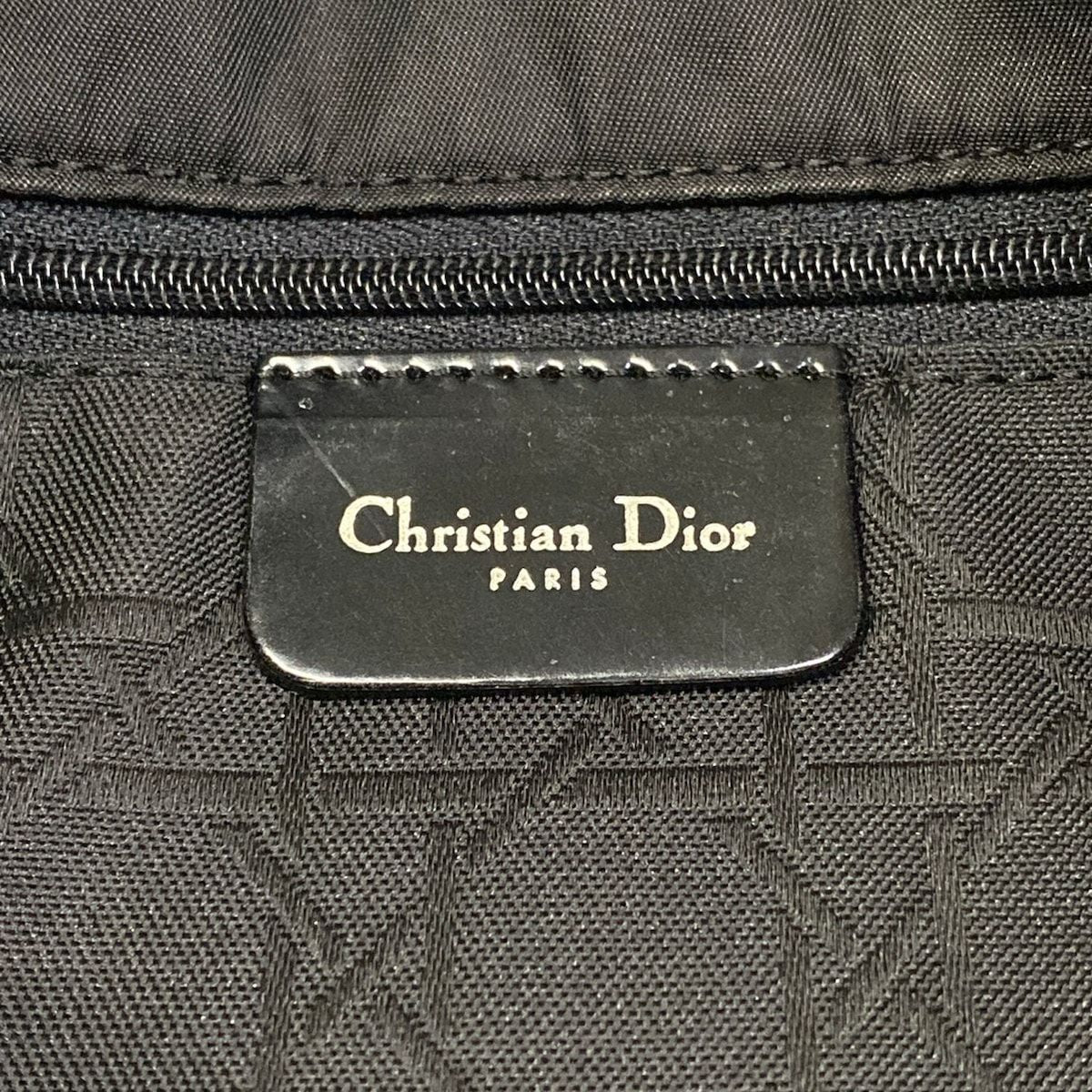 Dior Shoulder Bag Malice Pearl Black Leather — view 8