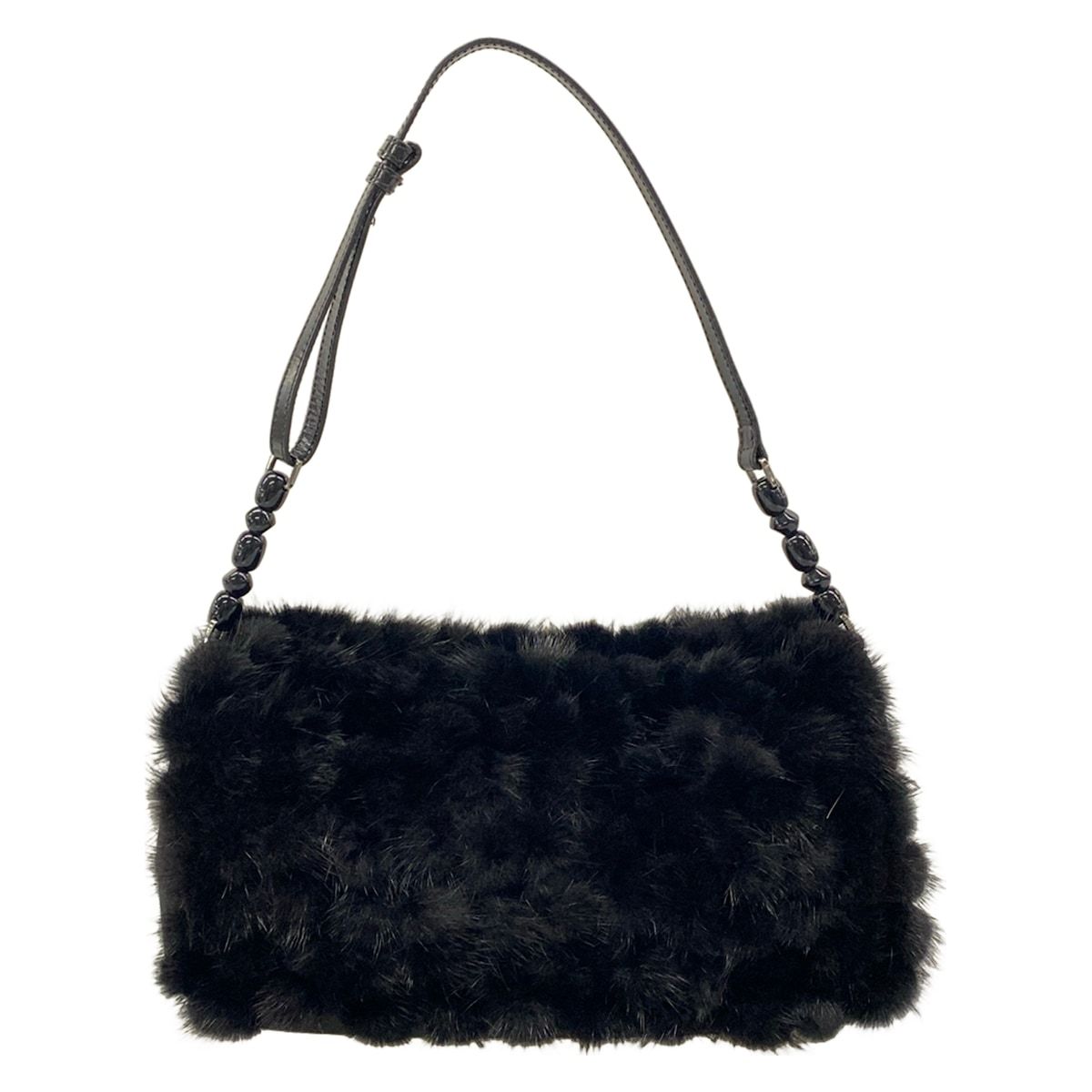 Dior Shoulder Bag Malice Pearl Black Leather — view 3