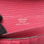 Hermes Bifold Wallet Bearn Compact Rose Purple — view 4