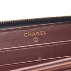 Chanel Round Wallet Quilted Black Caviar Leather — view 4