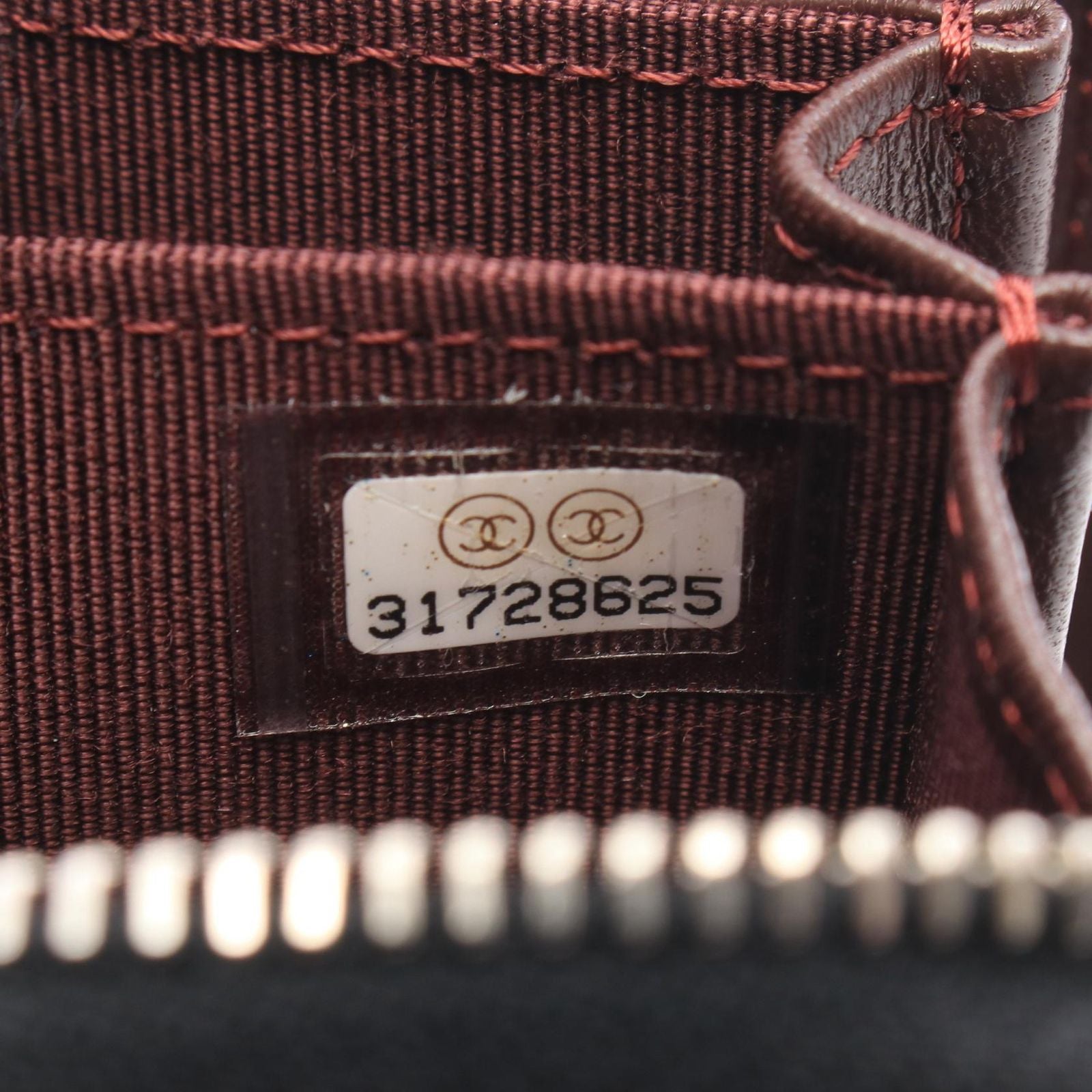 Chanel Coin Purse Classic Zip Quilted Black Lambskin — view 5