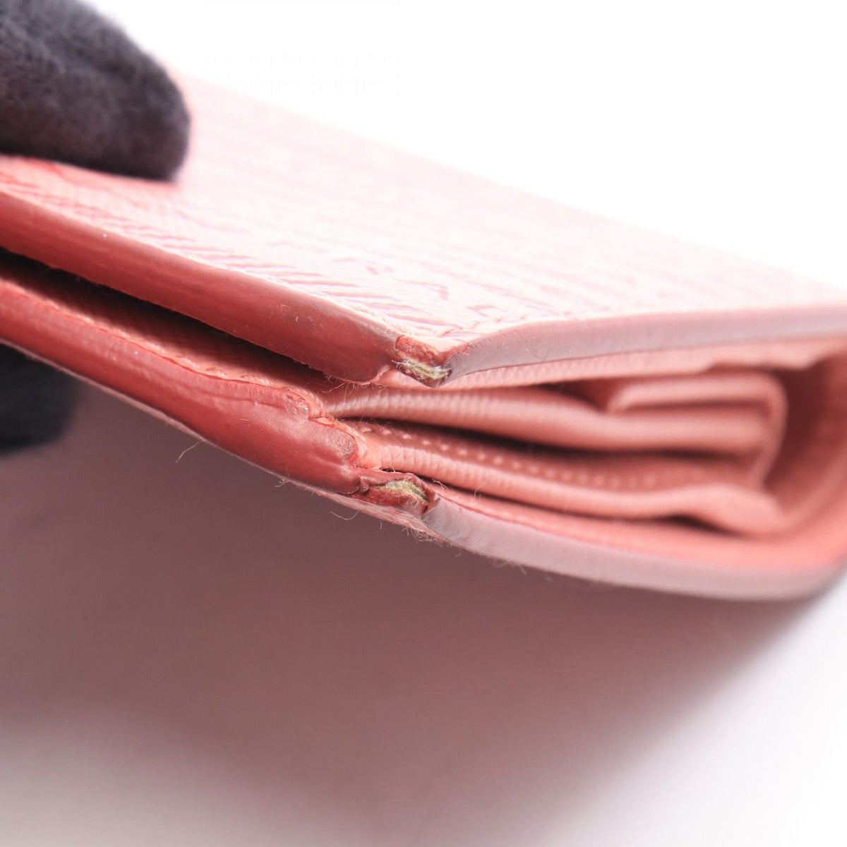 Prada Bifold Wallet Pink Leather — view 8