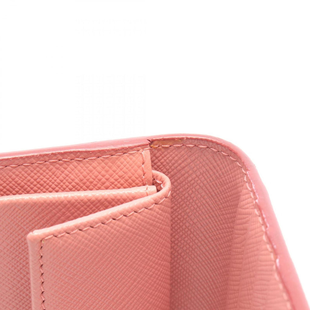 Prada Bifold Wallet Pink Leather — view 7