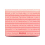 Prada Bifold Wallet Pink Leather