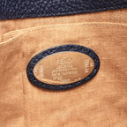 Fendi Shoulder Bag Selleria Navy Leather — view 4