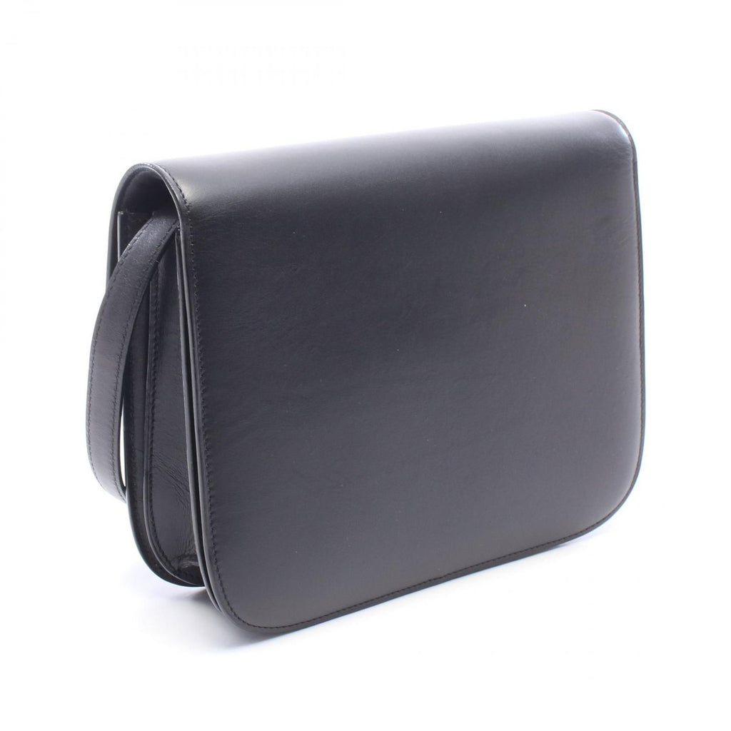 Celine Shoulder Bag Classic Box Black Leather — view 2