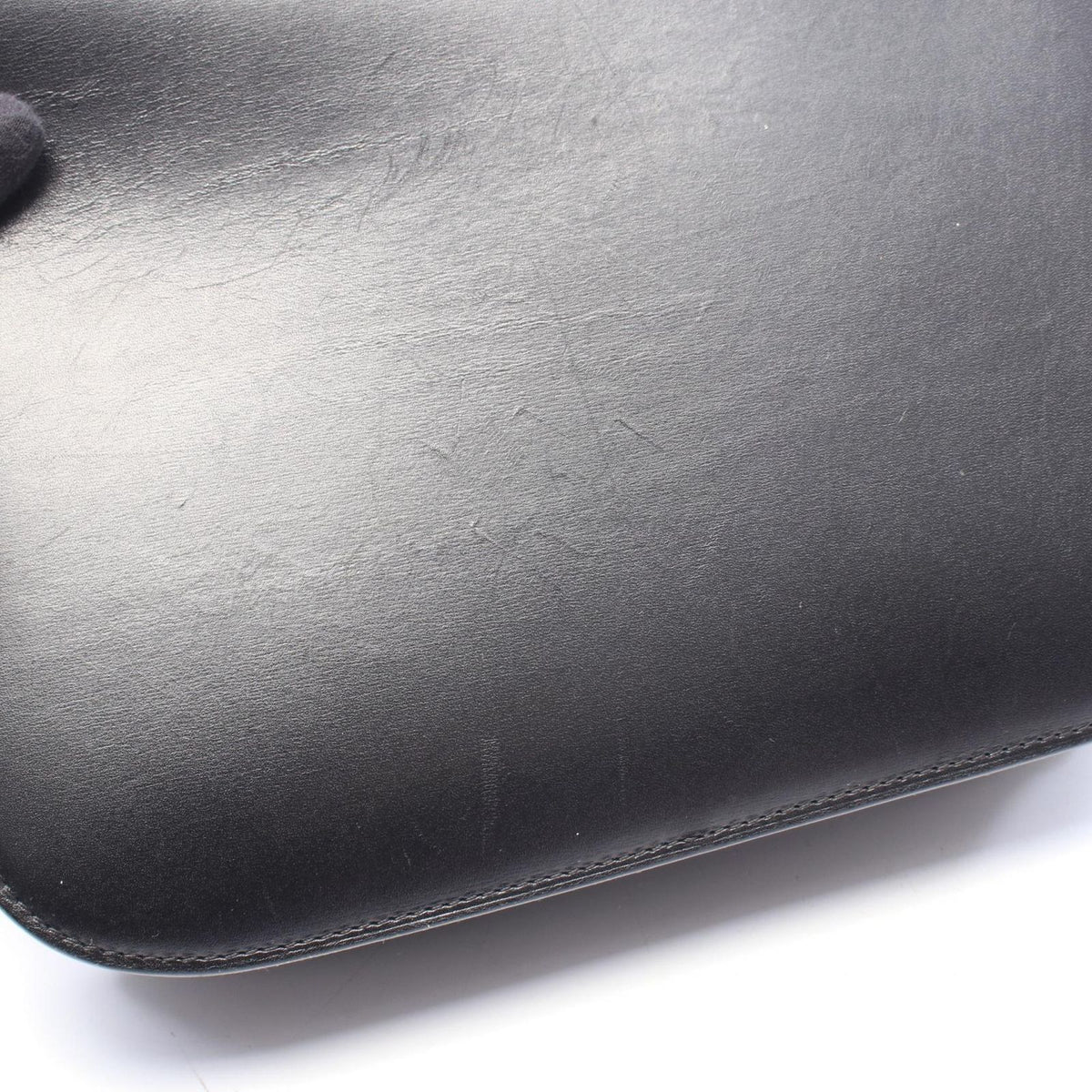 Celine Shoulder Bag Classic Box Black Leather — view 6