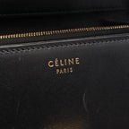 Celine Shoulder Bag Classic Box Black Leather — view 4