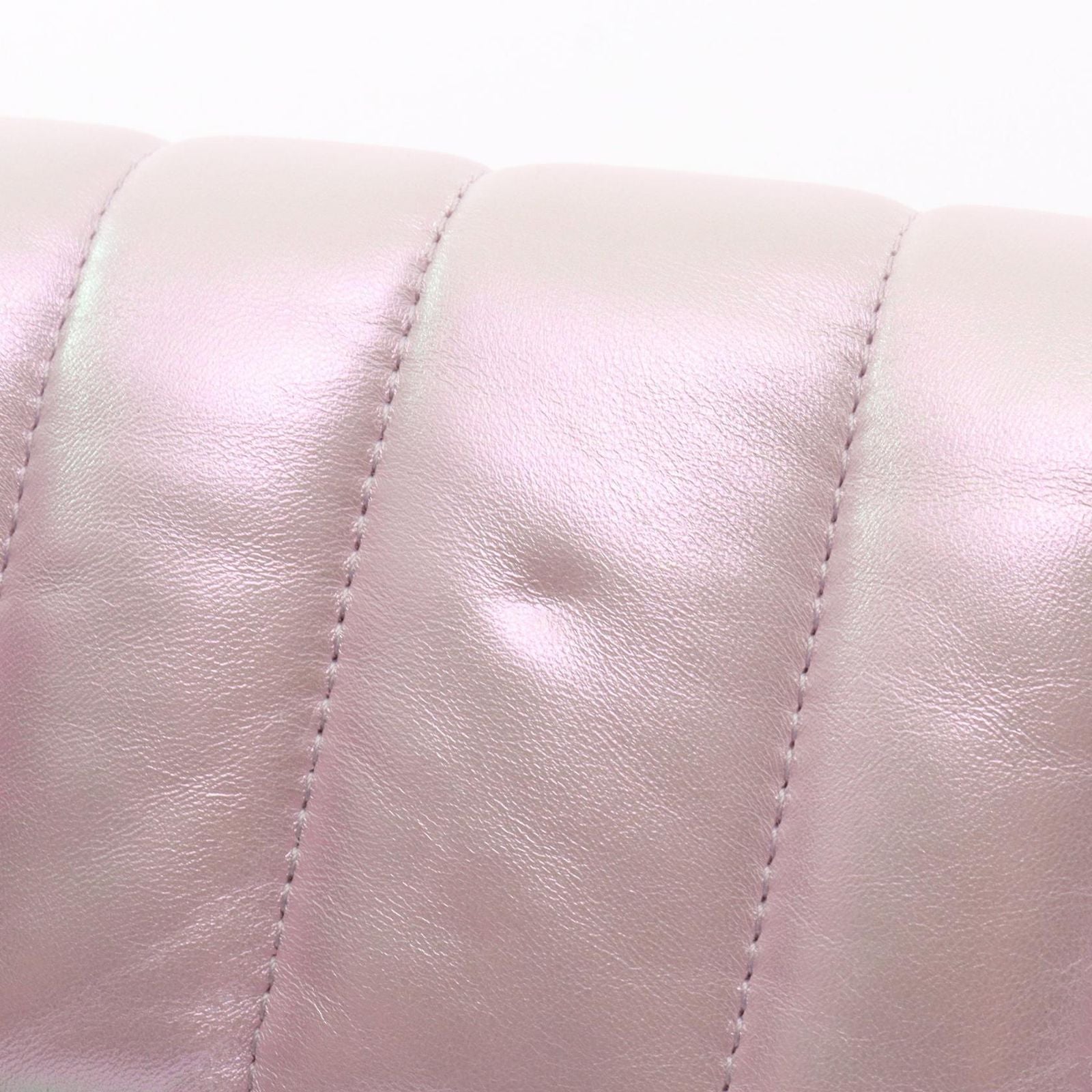 Gucci Horsebit 2-Way Metallic Pink Leather Shoulder Bag — view 8
