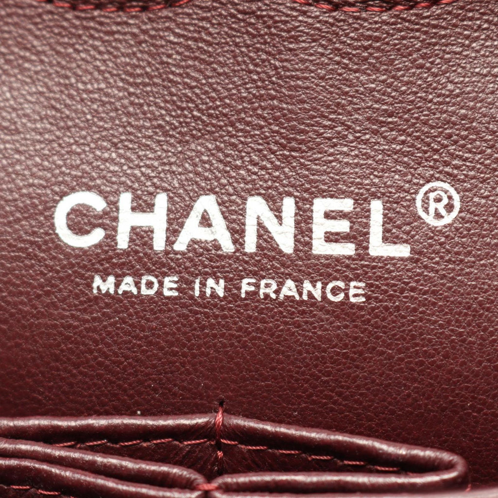 Chanel Shoulder Bag Quilted Double Flap Black Lambskin Chain — view 4