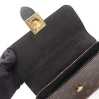 Louis Vuitton Handbag Locky BB Monogram Noir Canvas Leather — view 7