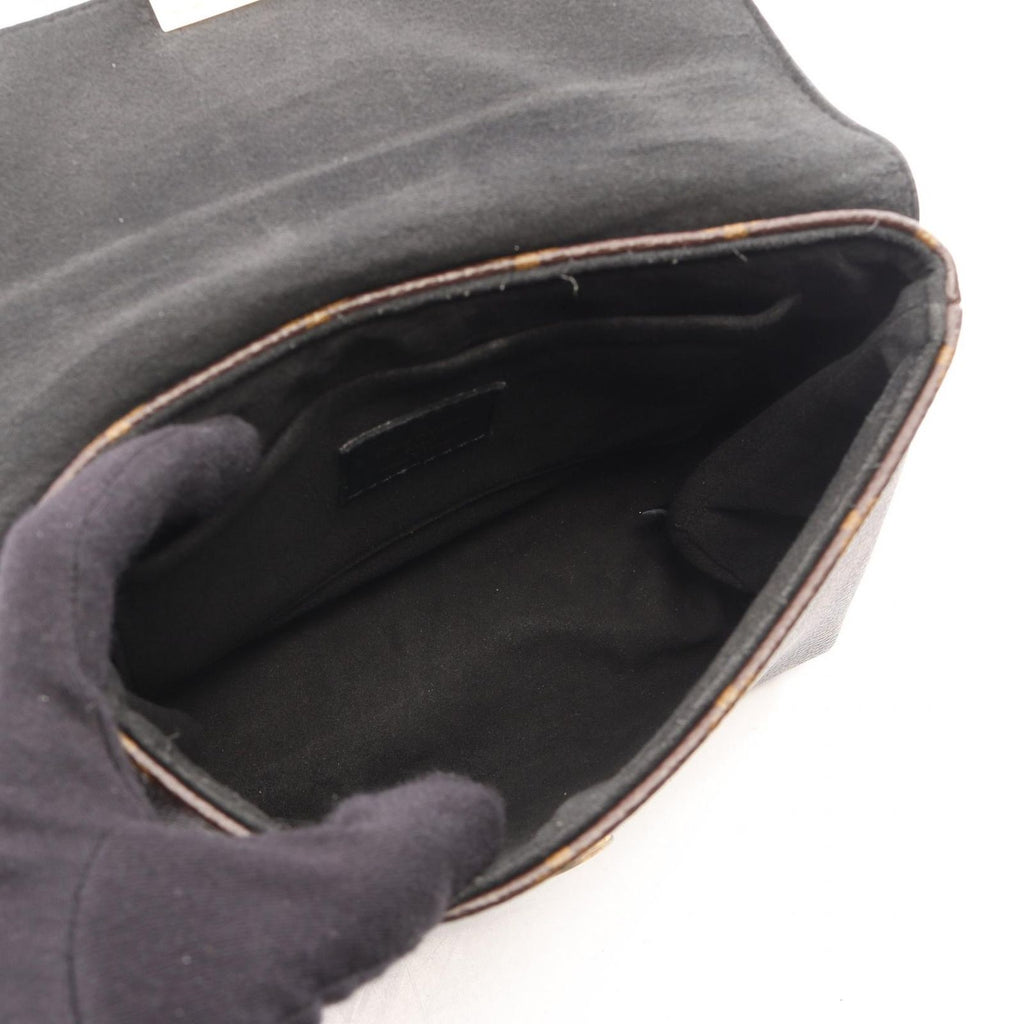 Louis Vuitton Handbag Locky BB Monogram Noir Canvas Leather — view 3