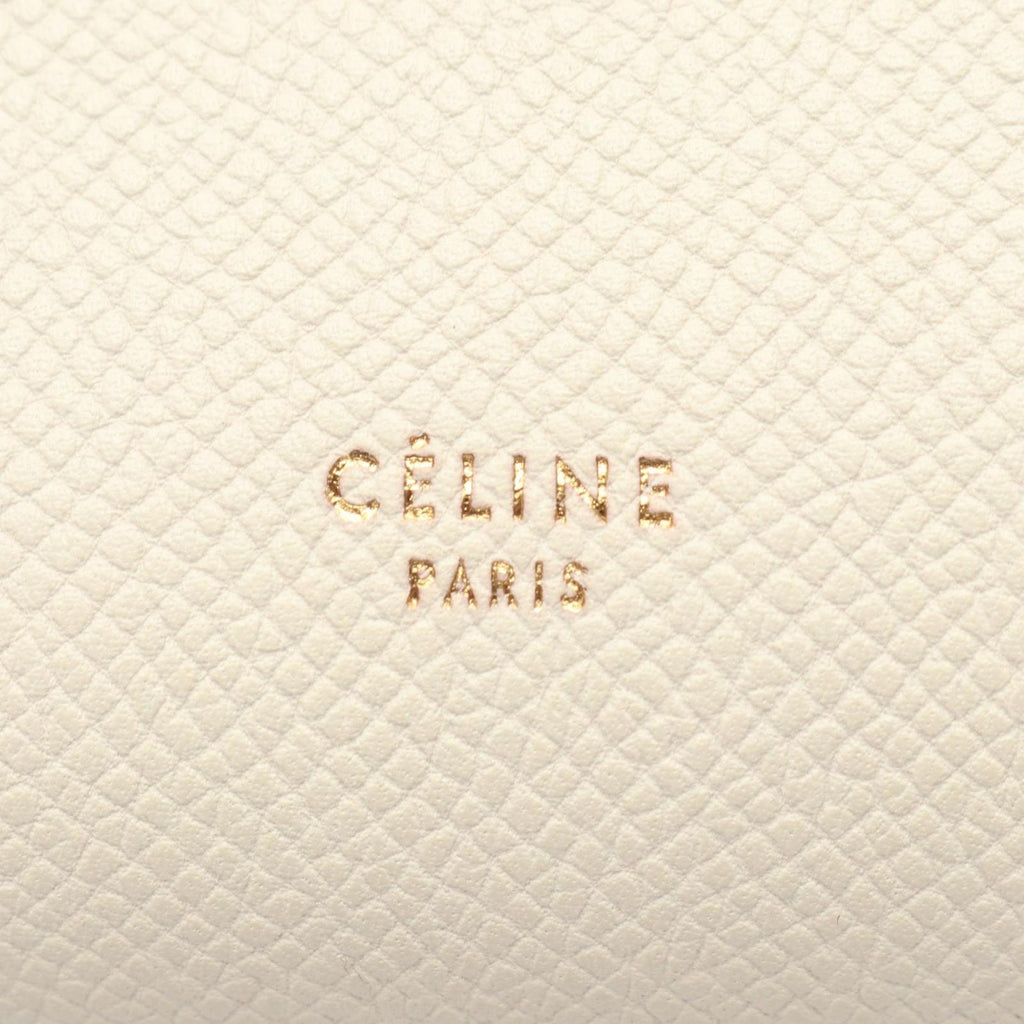 Celine Belt Bag Mini 2-Way White Leather — view 4