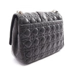 Dior Shoulder Bag New Rock Cannage Black Leather Chain — view 2