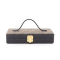 Fendi Handbag Zucca Brown Canvas Leather Mini Vanity Bag