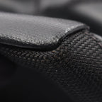 Chanel Tote Bag Paris Biarritz MM Black Canvas Leather MM — view 6