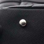 Chanel Tote Bag Paris Biarritz MM Black Canvas Leather MM — view 8