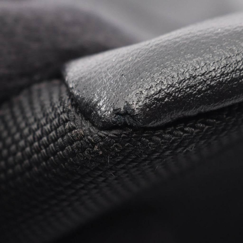Chanel Tote Bag Paris Biarritz MM Black Canvas Leather MM — view 7