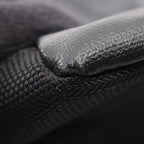 Chanel Tote Bag Paris Biarritz MM Black Canvas Leather MM — view 7