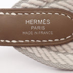 Hermes Shoulder Strap Bandouliere Sangle Cordage 50 Gripere Etoupe Canvas — view 4