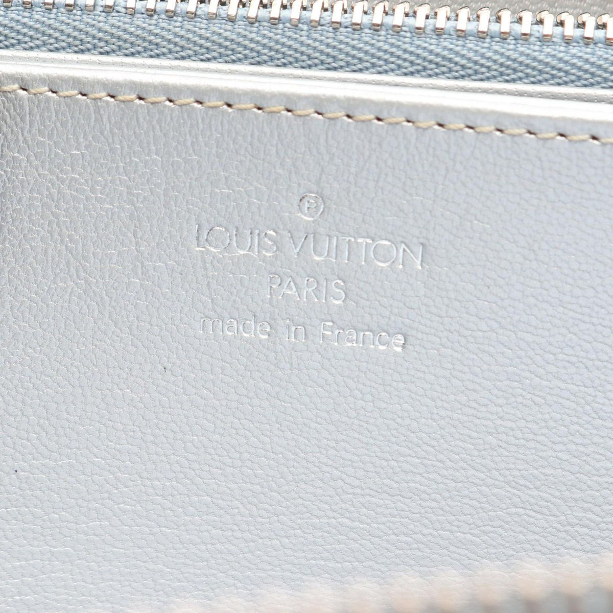 Louis Vuitton Round Wallet Zippy Blue — view 4