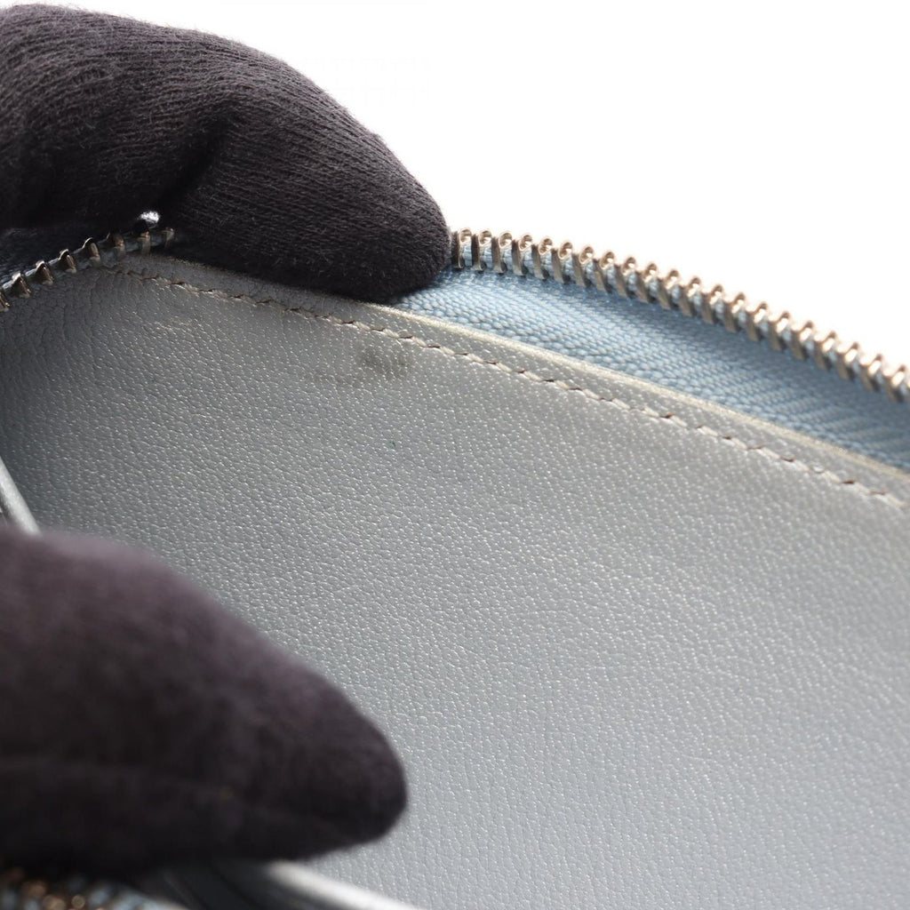 Louis Vuitton Round Wallet Zippy Blue — view 5