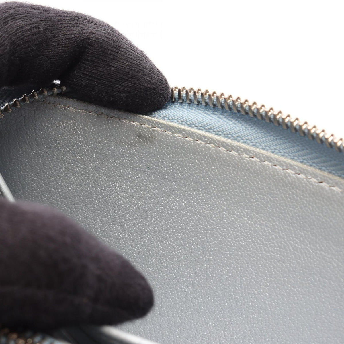 Louis Vuitton Round Wallet Zippy Blue — view 5
