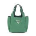 Prada Handbag Liaison Mini Green Leather