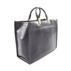 Fendi x Versace Fendace Sunshine Medium Tote Bag Black Gold Leather — view 2