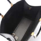 Fendi x Versace Fendace Sunshine Medium Tote Bag Black Gold Leather — view 3