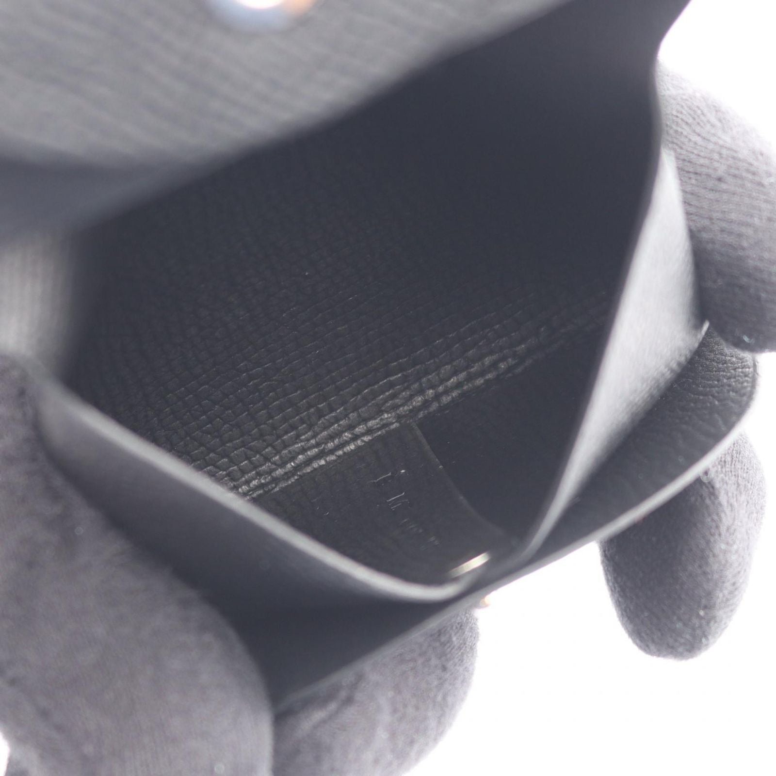 Hermes Coin Purse Bastia Black — view 3