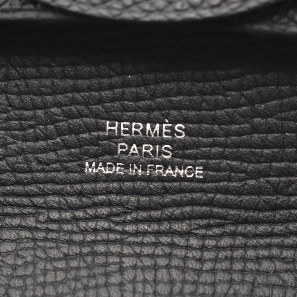 Hermes Coin Purse Bastia Black — view 4