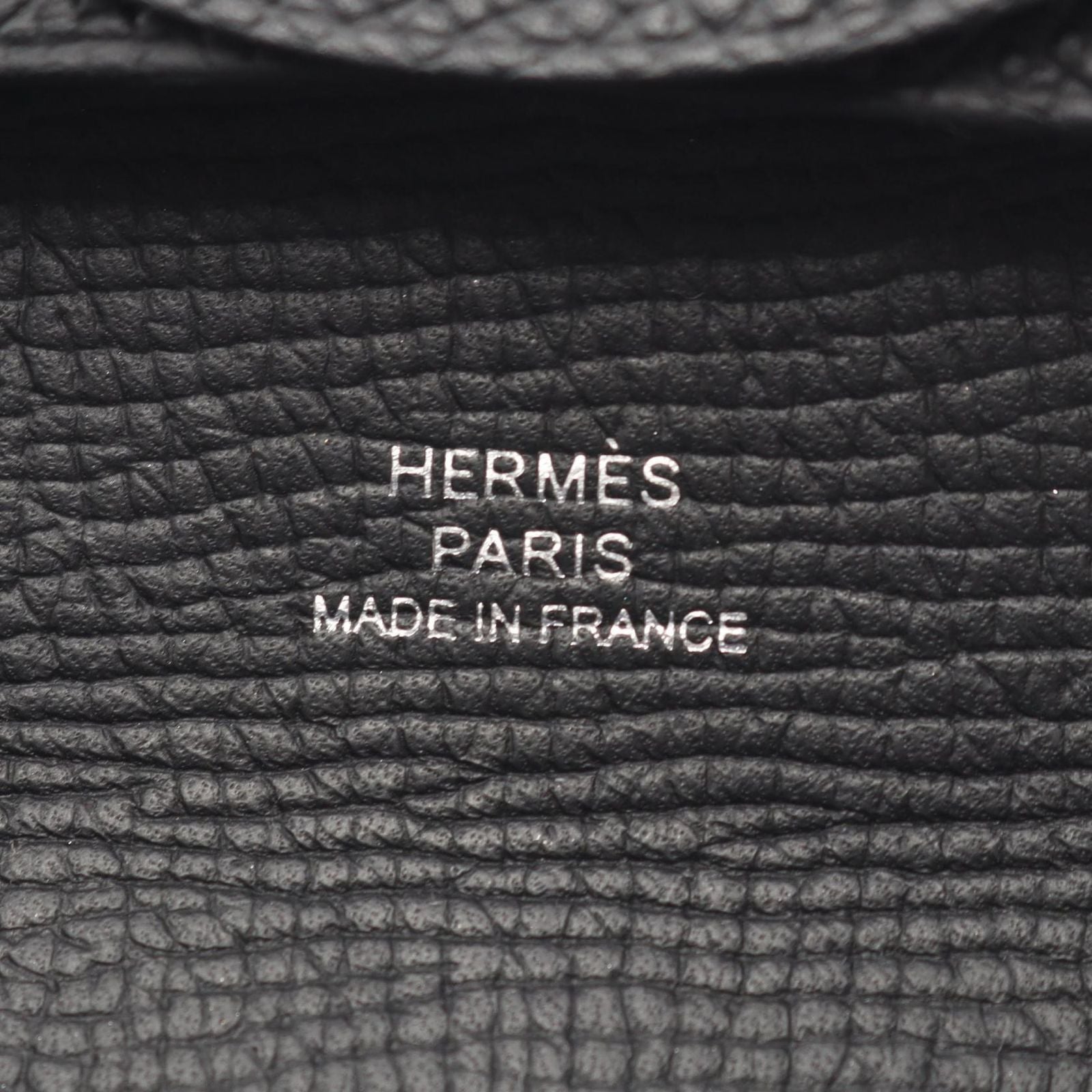 Hermes Coin Purse Bastia Black — view 4